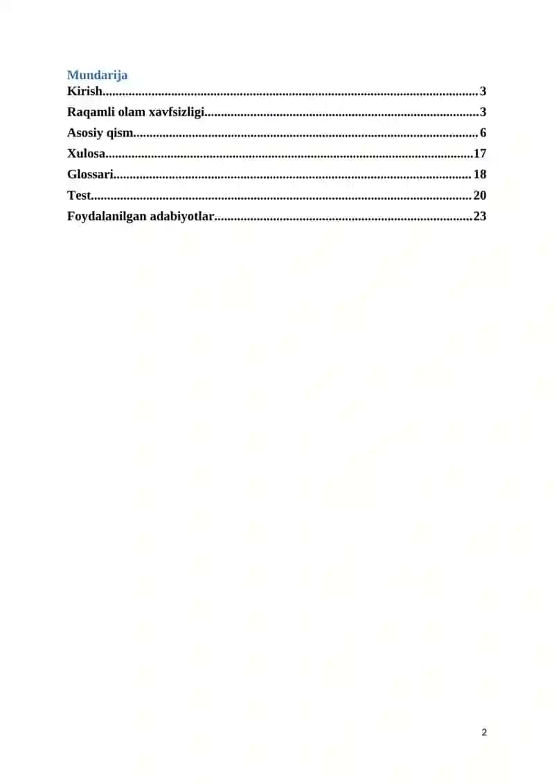 Tibbiyotda axborot texnologiyalari 2