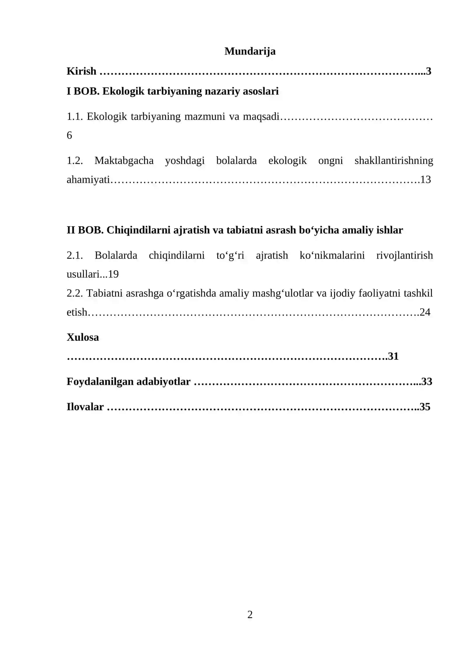 Ekologik tarbiya: chiqindilarni ajratish va tabiatni asrashga o’rgatish 2