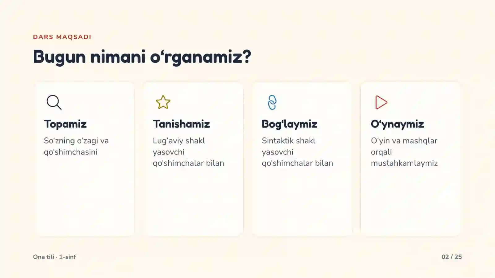 Lug‘aviy va sintaktik shakl yasovchi qo‘shimchalar 2