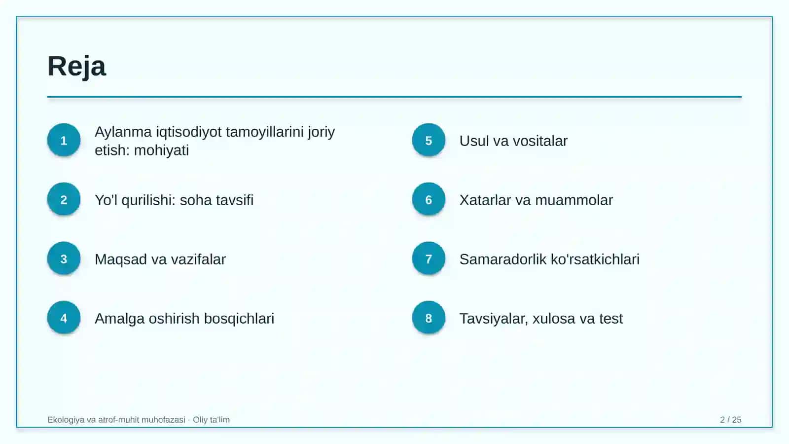 yo'l qurilishida aylanma iqtisodiyot tamoyillarini joriy etish 1021 2