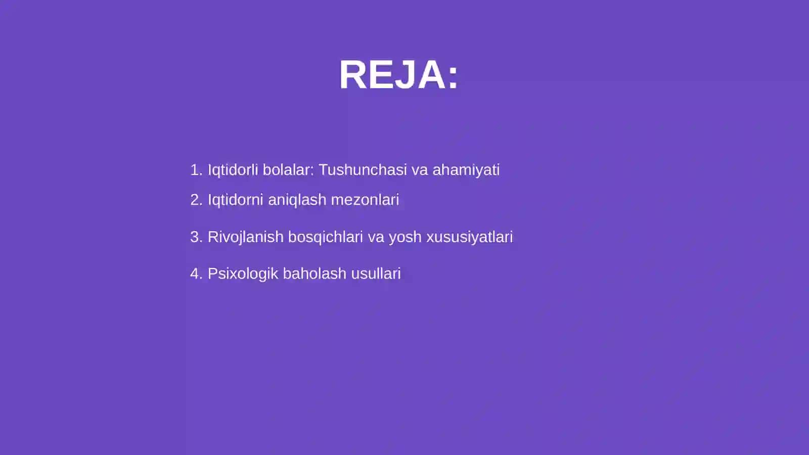 Iqdidorli bolalarni aniqlash va ularning psixologik rivojlanishi 2