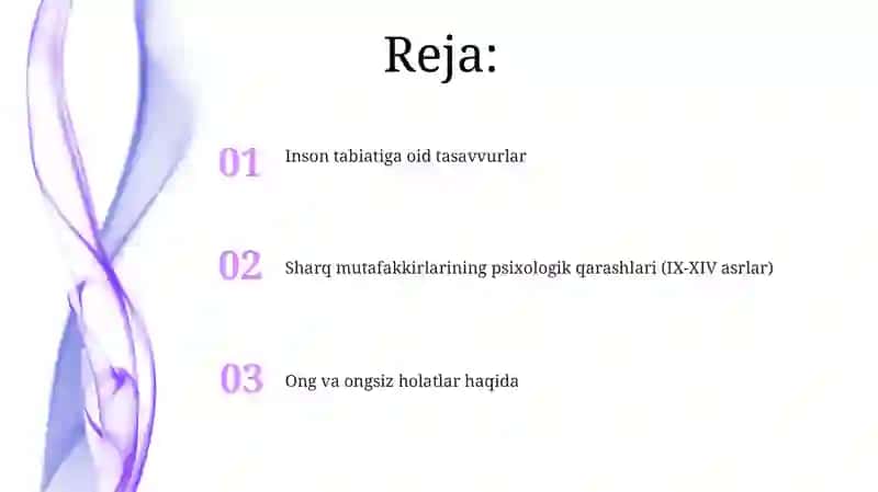 Sharq mutaffakkirlarining psixologik qarashlari (IX-XIV asrlar) 2