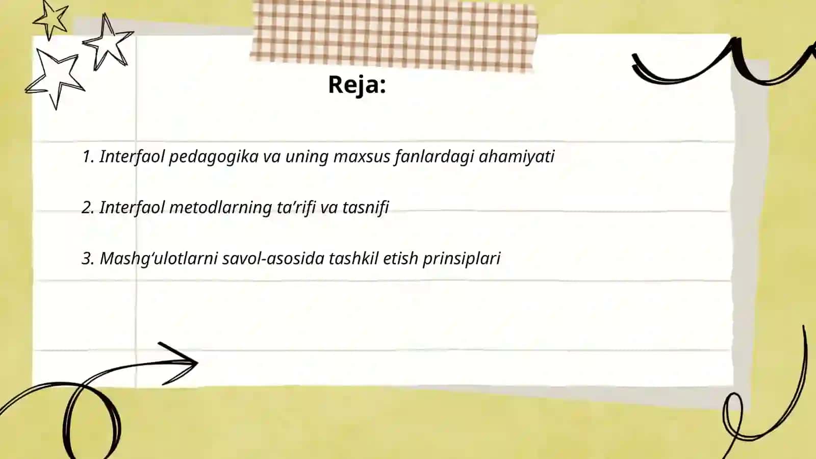 Interfaol pedagogika va maxsus fanlar 2
