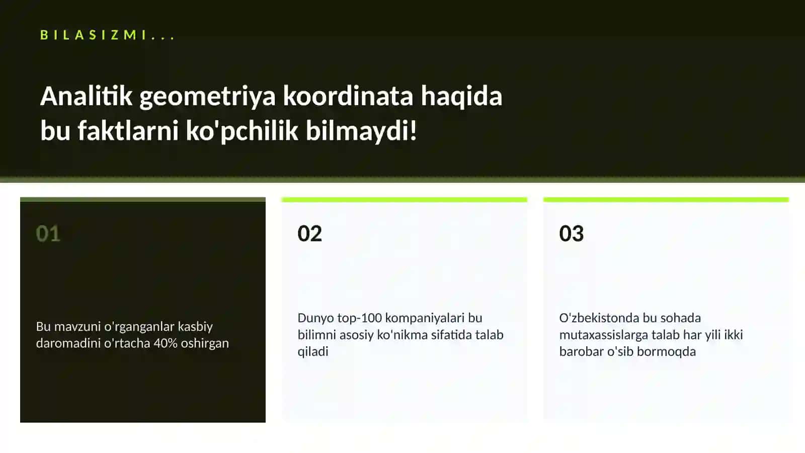 Matematika — Uy Vazifalari 2