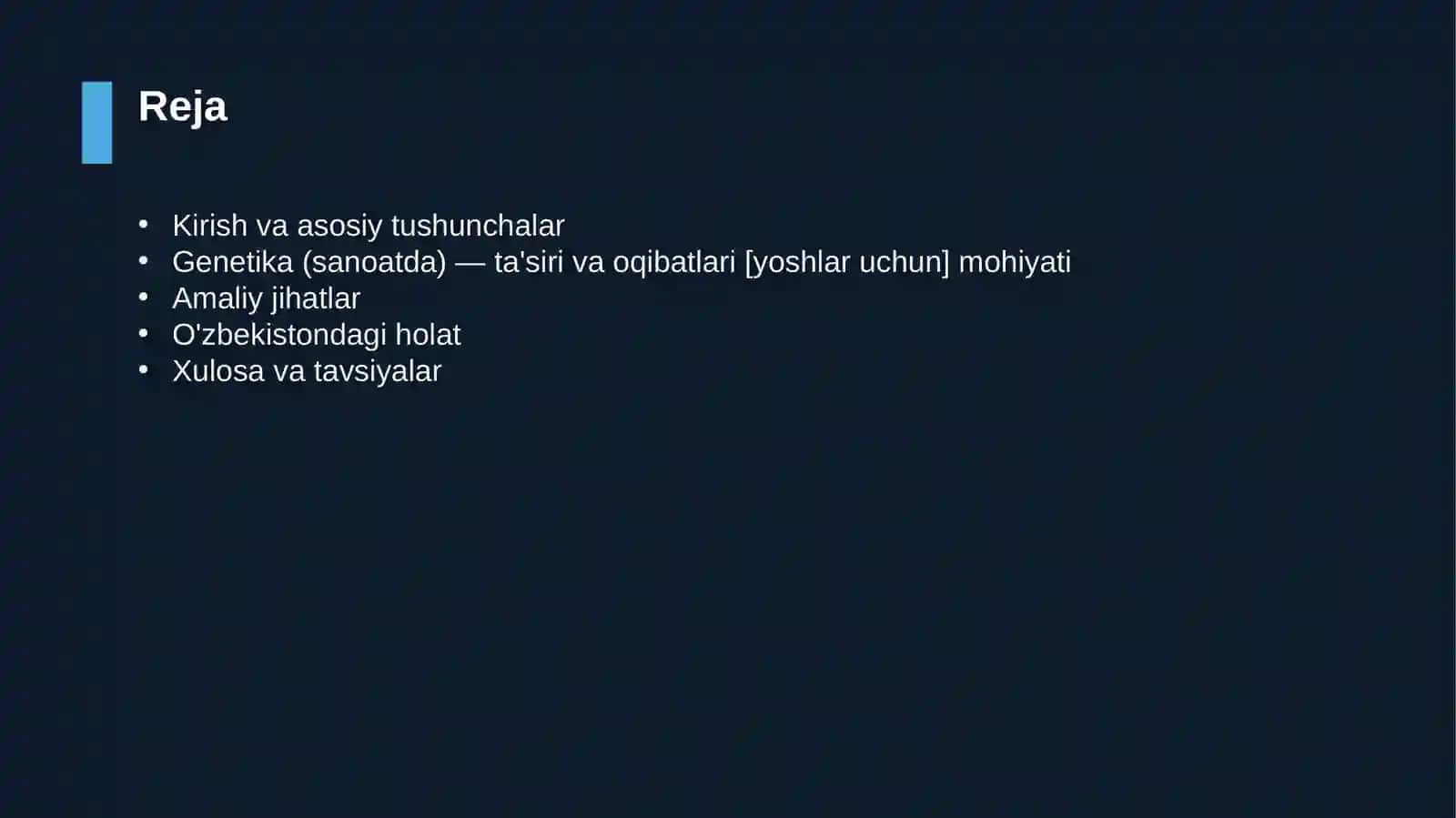 Genetika (sanoatda) — ta'siri va oqibatlari [yoshlar uchun] 2