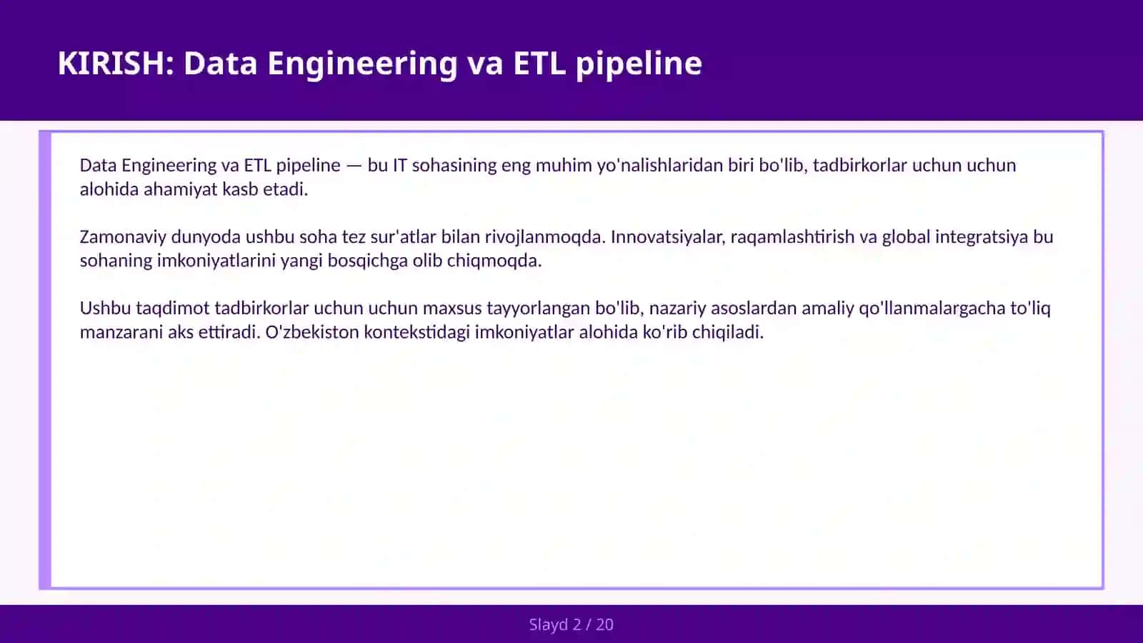 DATA ENGINEERING VA ETL PIPELINE 2