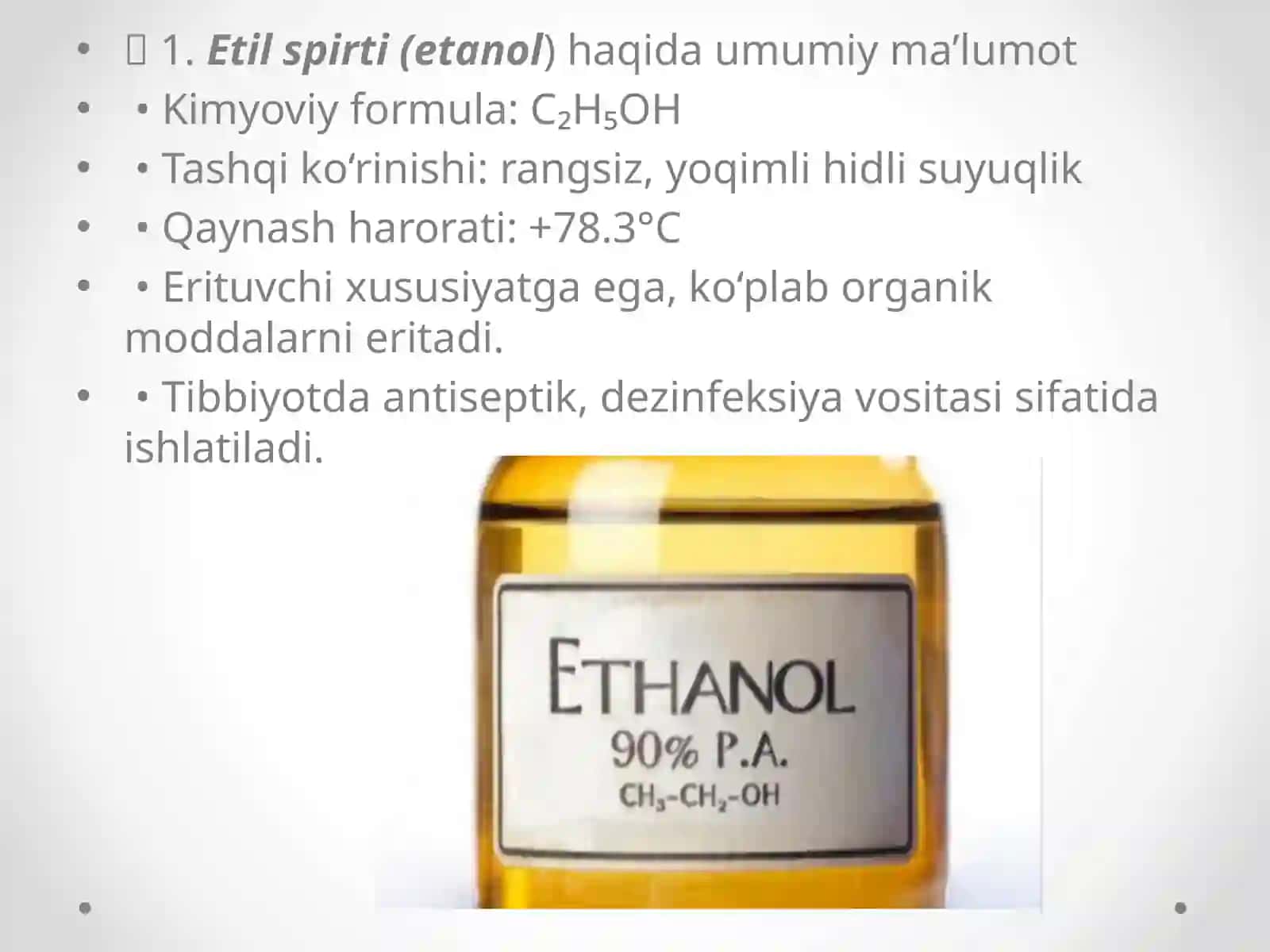 Etilspirti.Alkogolizm va uning asoratlari 2
