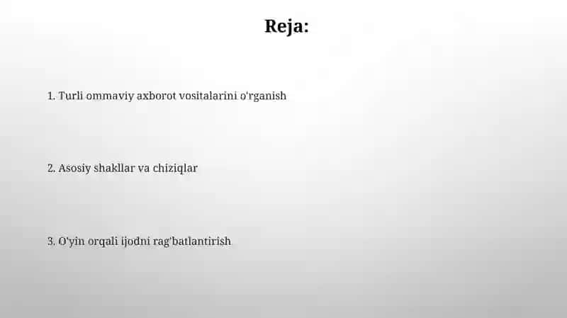 Maktabgacha yoshdagi bolalarni rasm chizishga oʻrgatish usullari 2