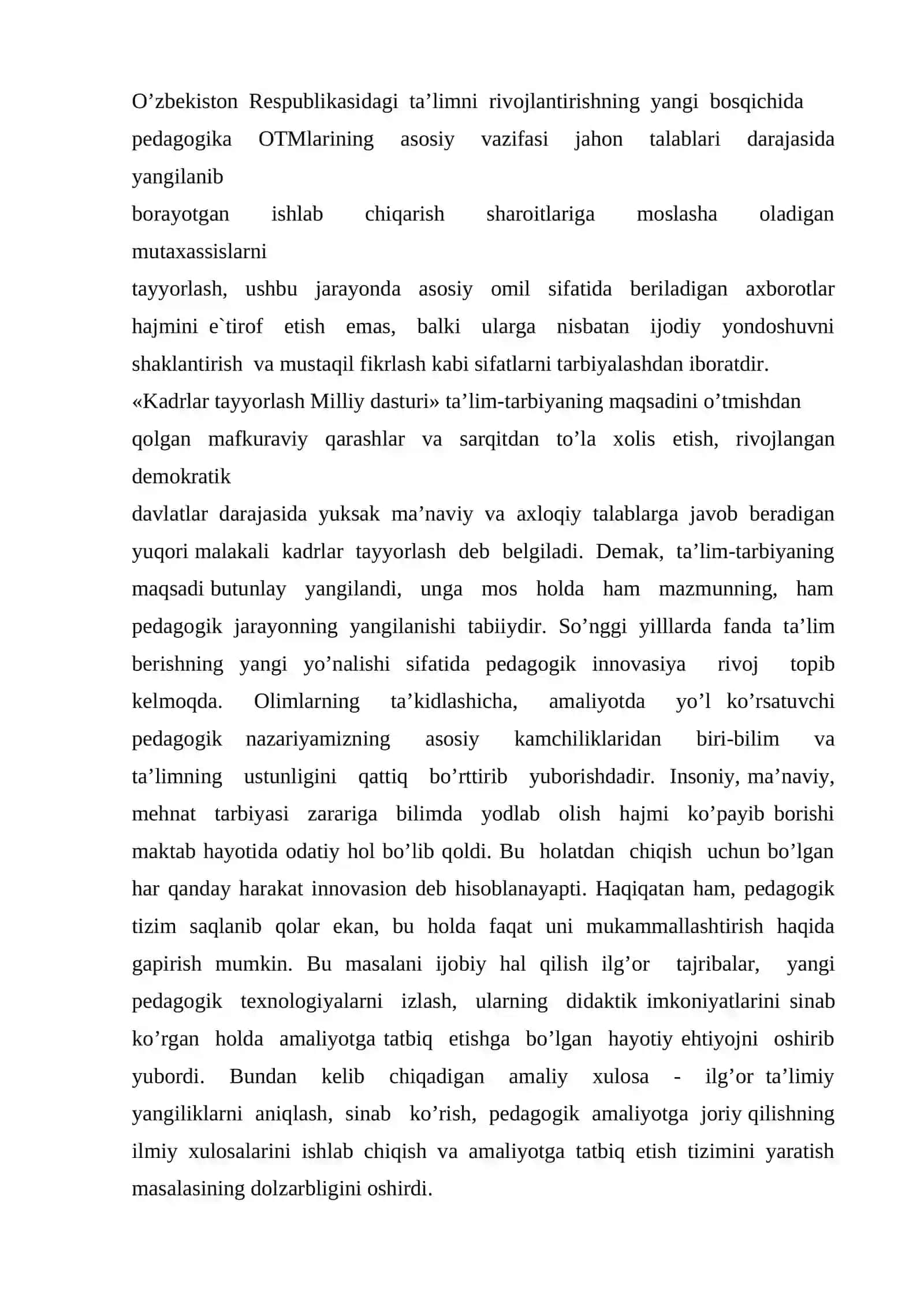 Yangilik va uning turlari. Innovatsiya va uning turli tasniflari 2