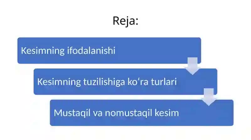 Kesim va uning tasnifi 2