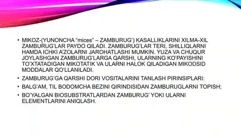 ZAMBURUG’GA QARSHI DORI VOSITALARI 2