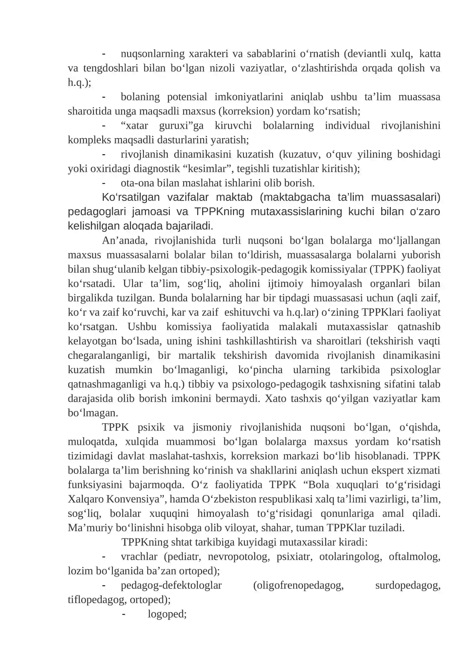 Tibbiy-psixologik-pedagogik komissiyafaoliyatiningmaqsadi, asosiy tamoillari, vazifalari va funksiyalari 2