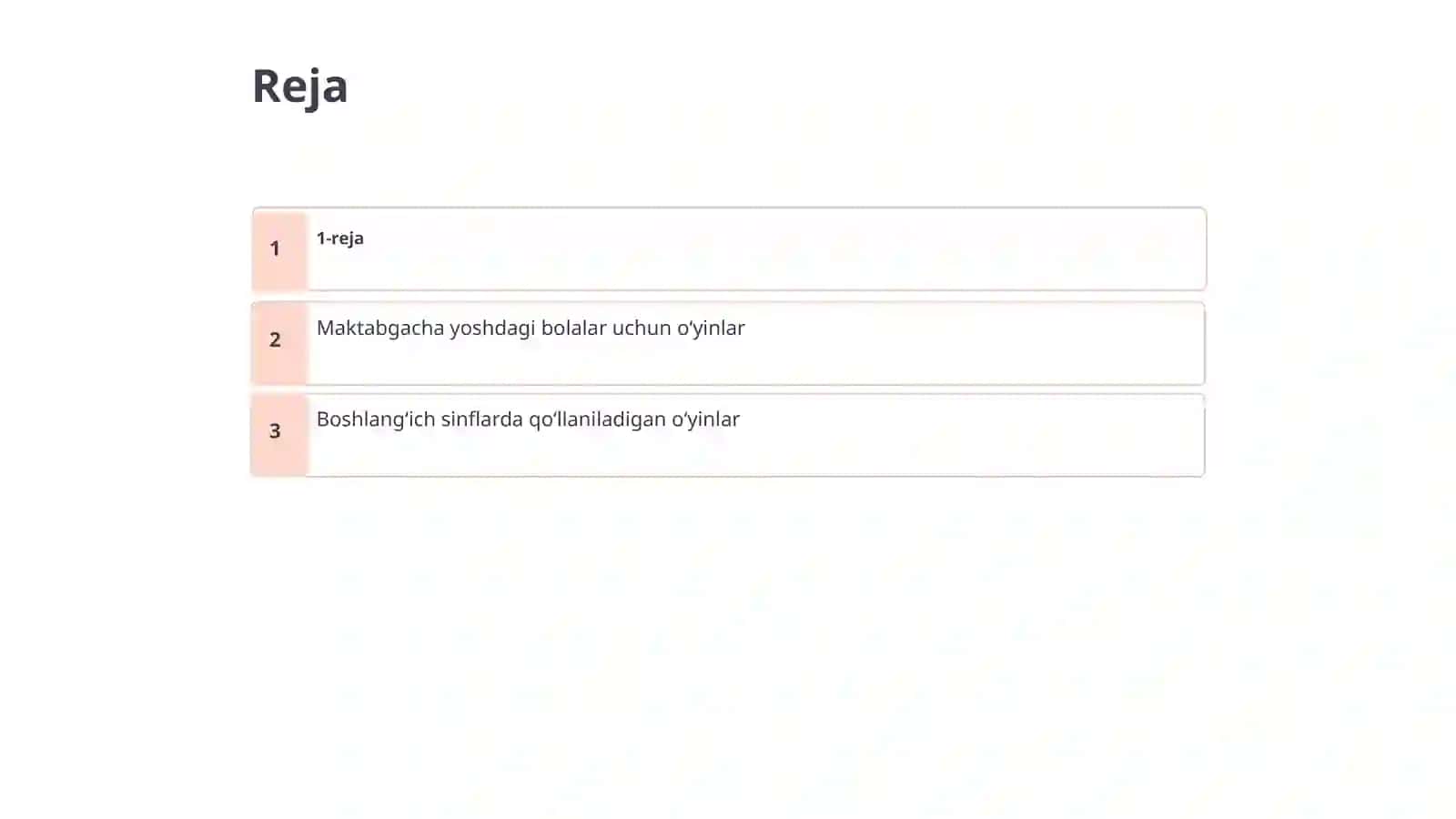 Maktabgacha va boshlang‘ich sinflarda, ingliz tili darslarida qo‘llaniladigan didaktik o‘yinlar 2
