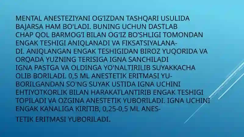Mental anestiziya 2