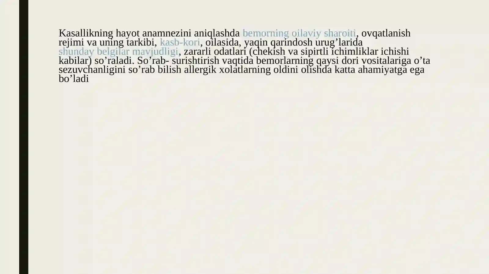 Hazm qilish a’zolari kasalliklarining tekshirish usullari 2