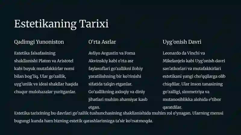 Estetika: Go'zallik va San'atning falsafasi 2