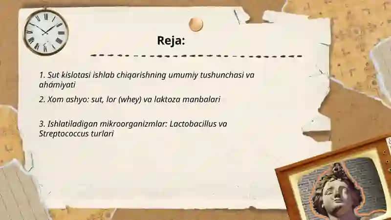 Sut kislotasi ishlab chiqarish 2