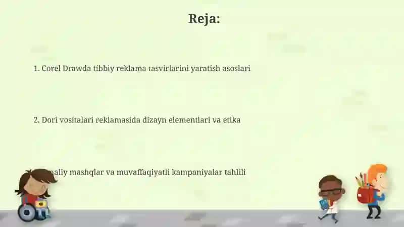 Dori vositalari reklama tasvirlarini yaratish asoslari 2