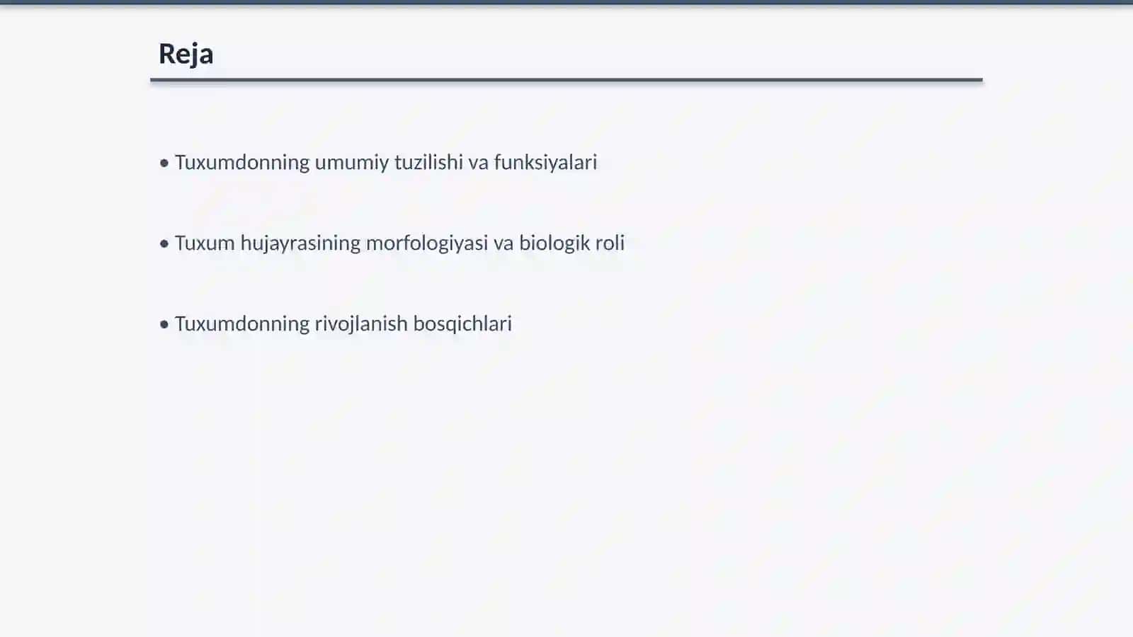 Tuxumdon viloyati va tuxum hujayralarning biologik xususiyatlari 2