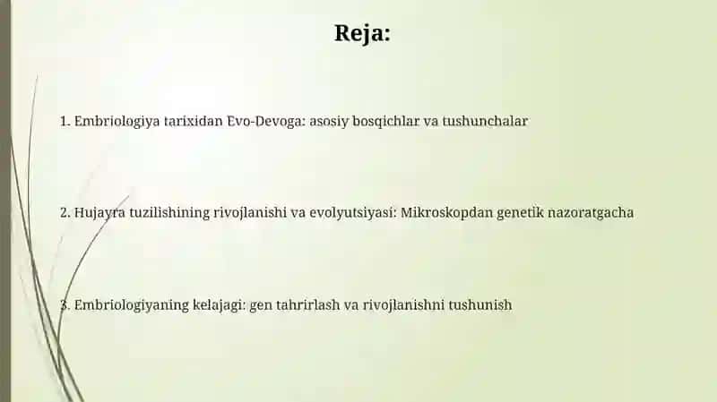 Hayvonlardaembriologiyafanitarixi.Hujayralartuzilishirivojlanishitaraqqiyoti 2