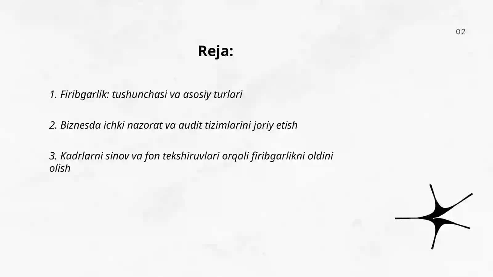 Firibgarlik va uni biznesda bartaraf qilish yollari 2