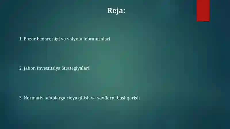 Xalqaro fond bozorlari 2