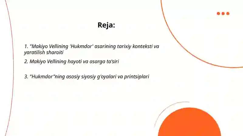 Makiyo Vellining "Hukmdor" asari 2