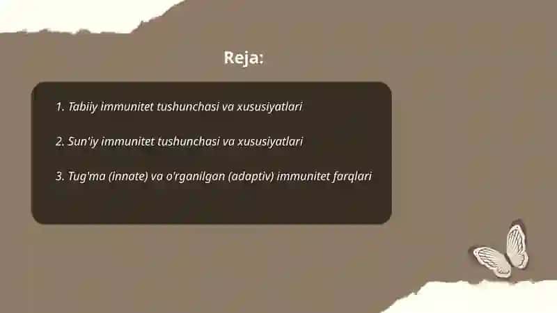 Tabiiy va sun'iy immunitet 2