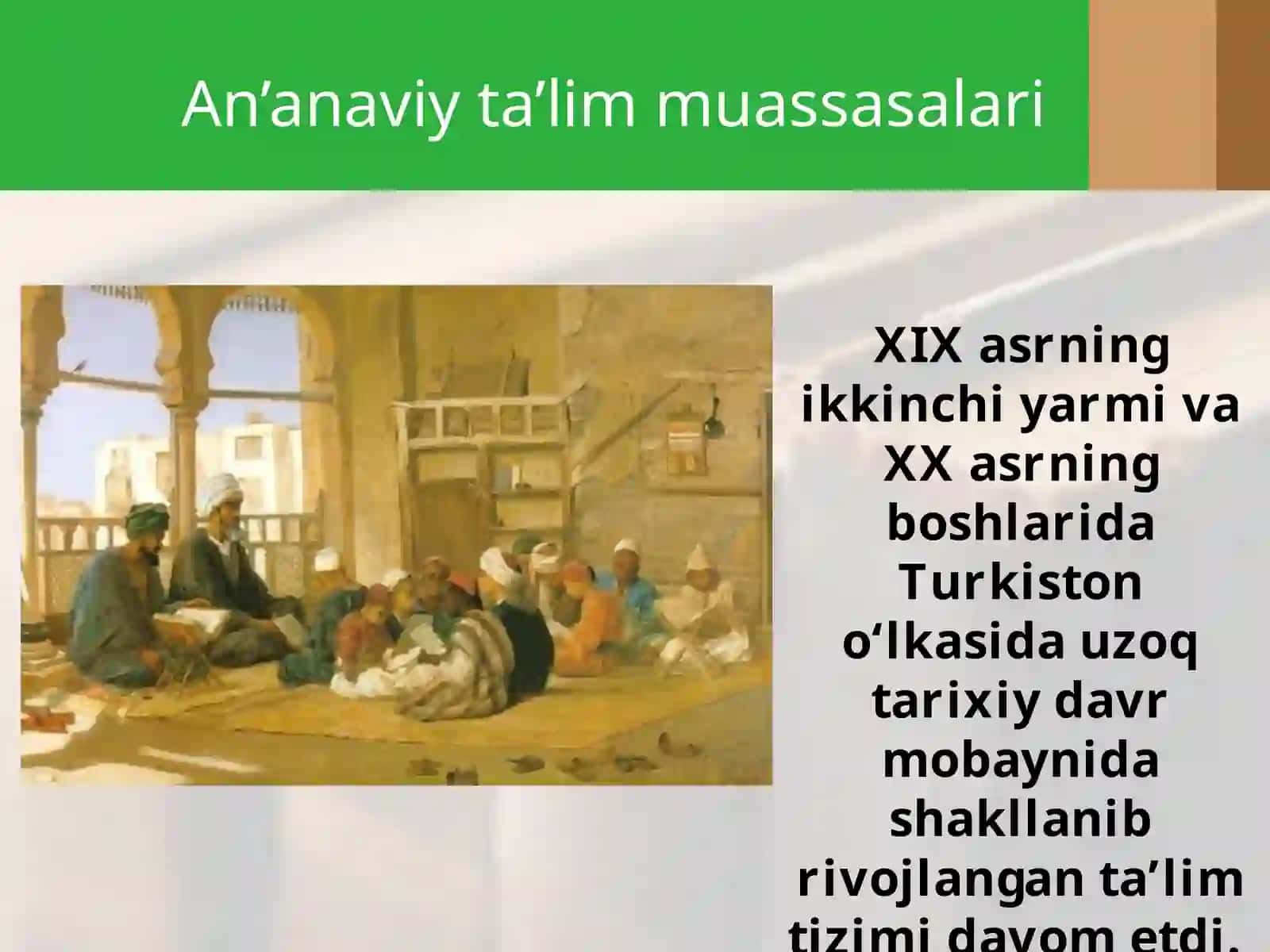 Ta’lim  tizimi.  Matbuot 2