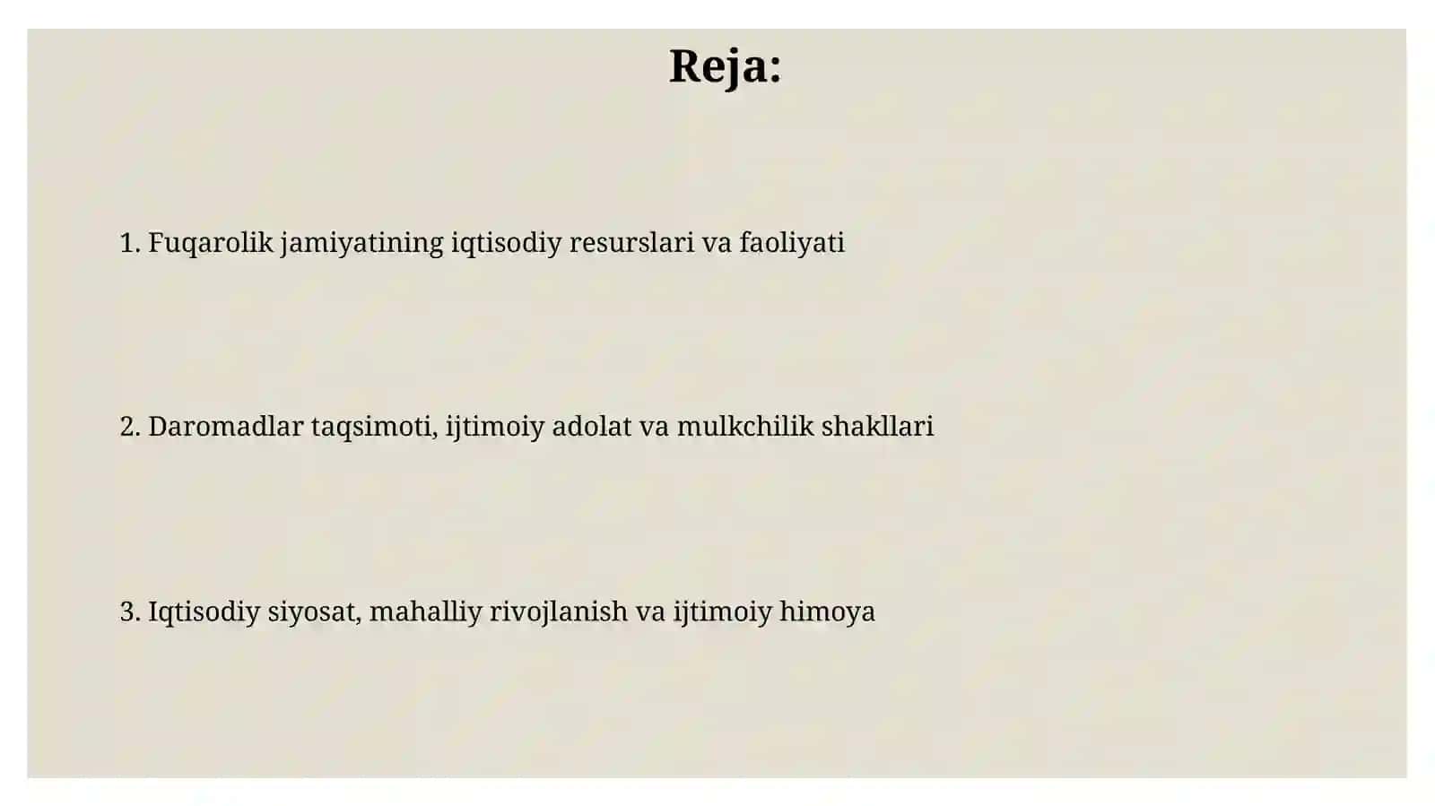 Fuqarolik jamiyatining ijtimoiy iqtisodiy asoslari 2