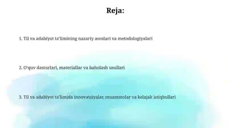 Til va adabiyot ta'limi 2