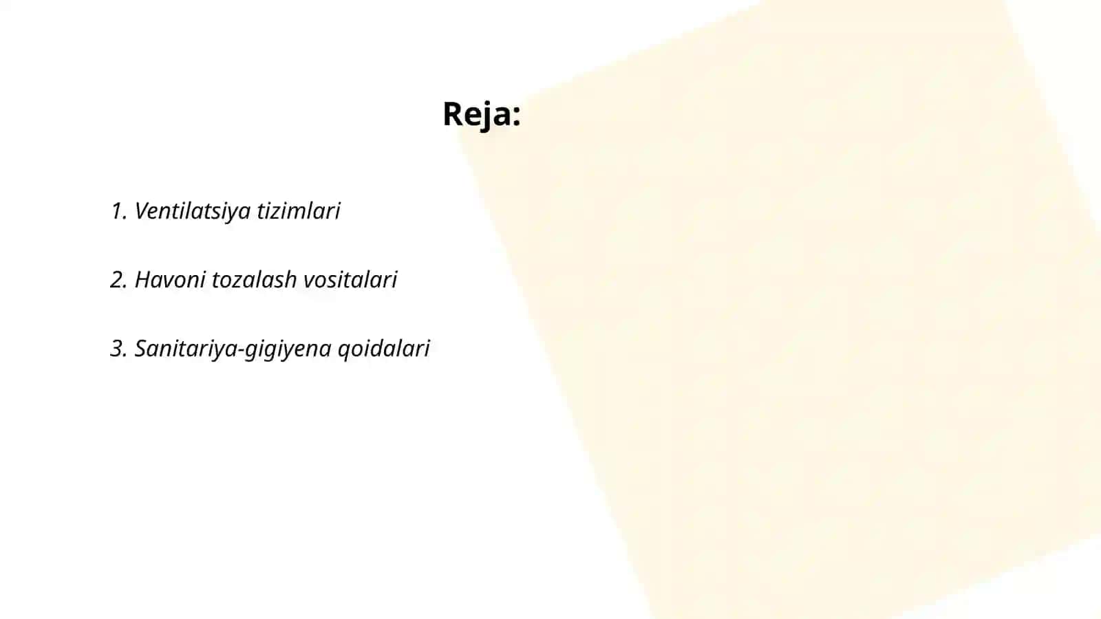 Ventilyatsiya tizimlari 2