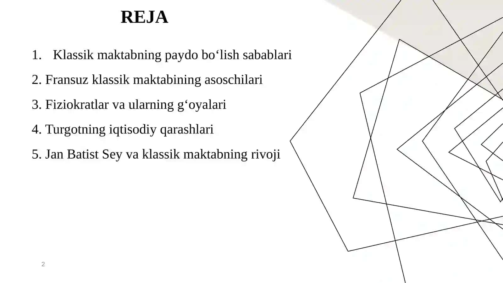 Fransiyada klassik (mumtoz) maktabning shakillanishi 2