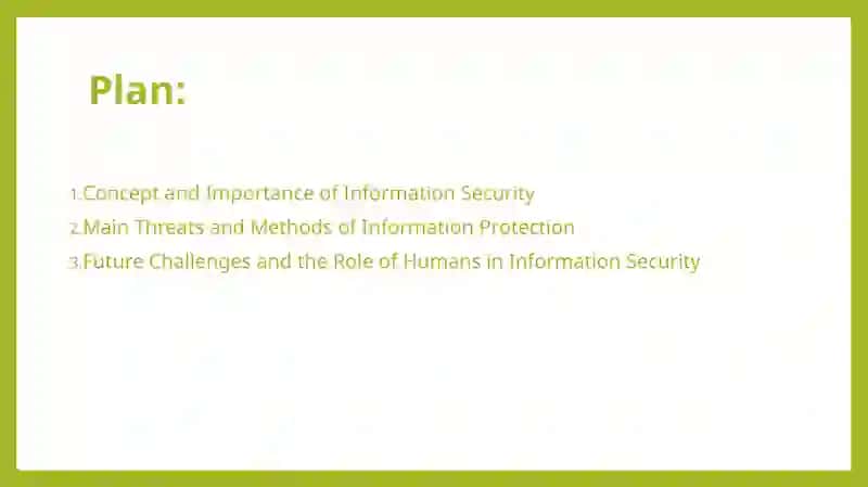 Information and Security 2