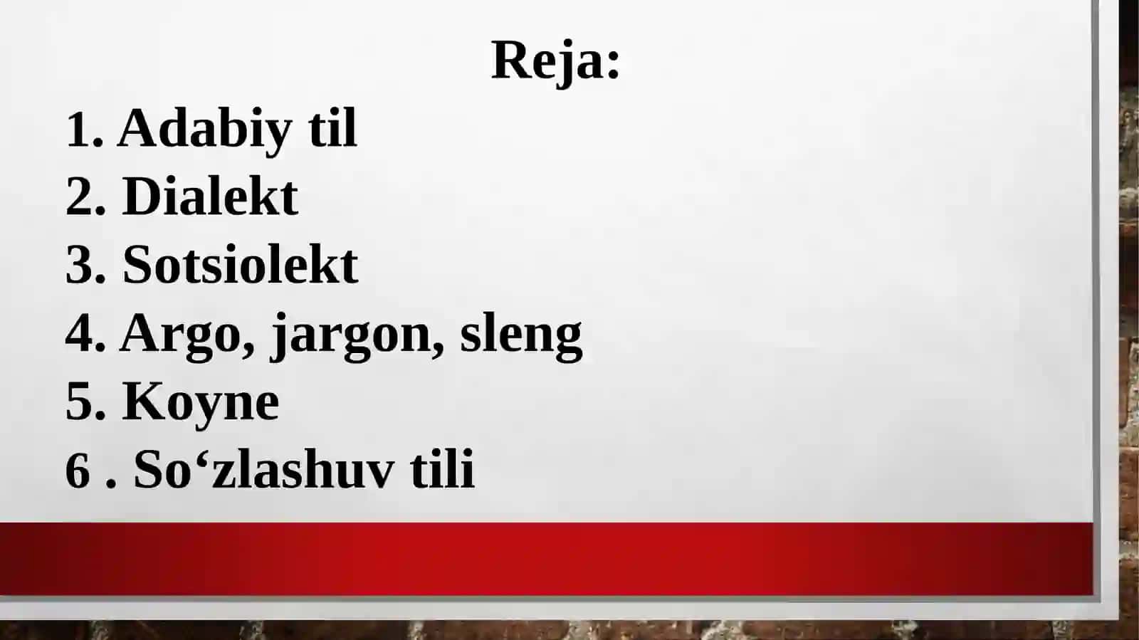 Lisoniy hamjamiyatning muloqot  vositalari 2