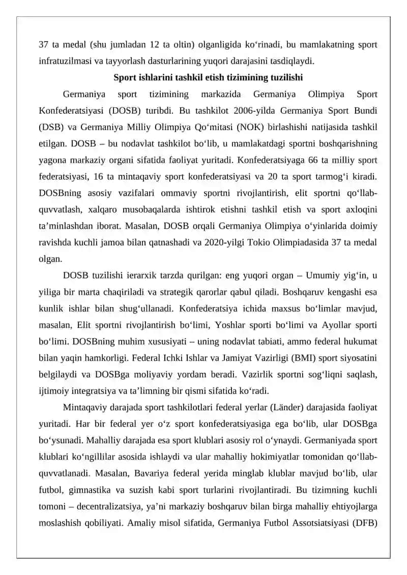 Germaniya sport tizimi 2