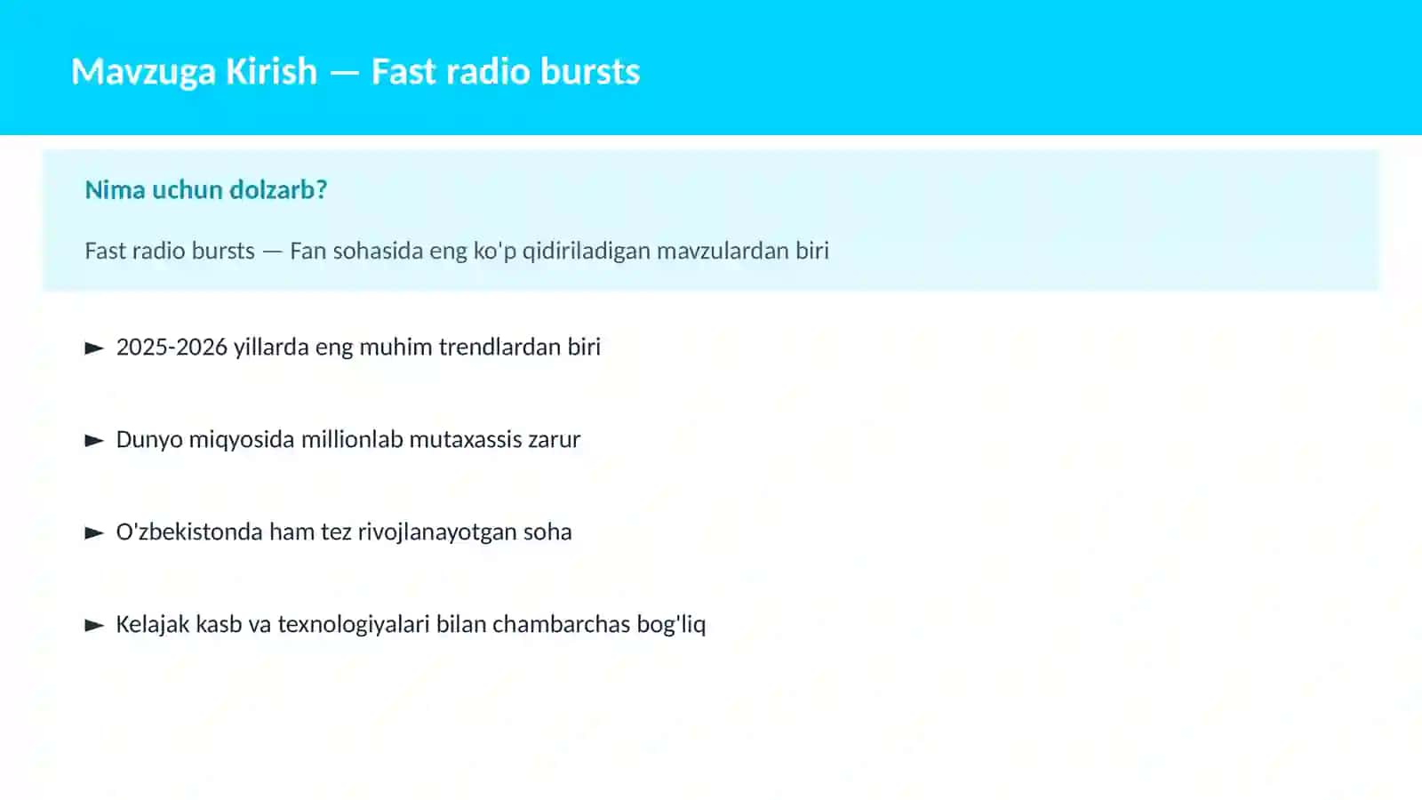 Fast radio bursts 2
