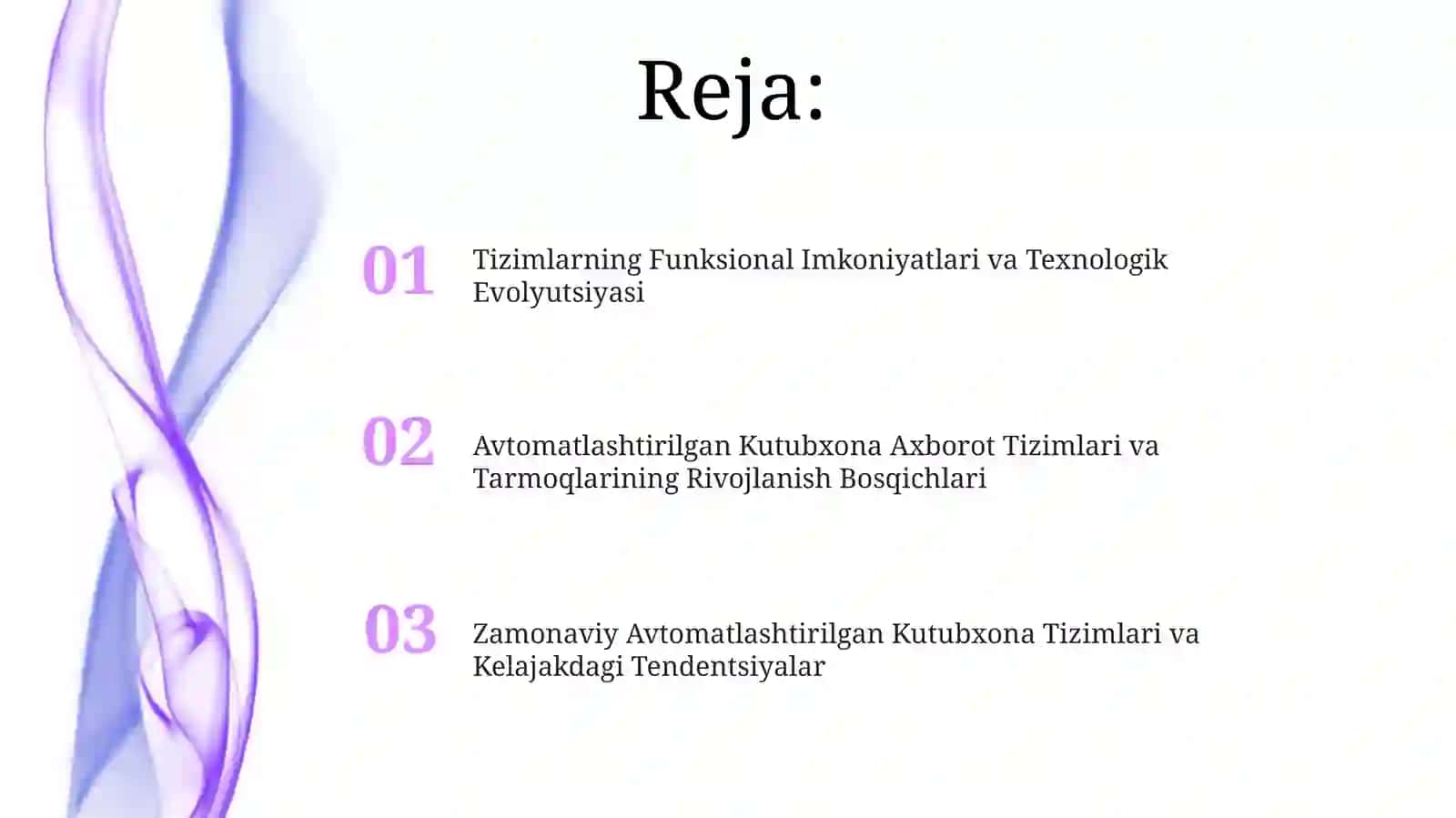 Zamonaviy Avtomatlashtirilgan Kutubxona Tizimlari va Kelajakdagi Tendentsiyalar 2