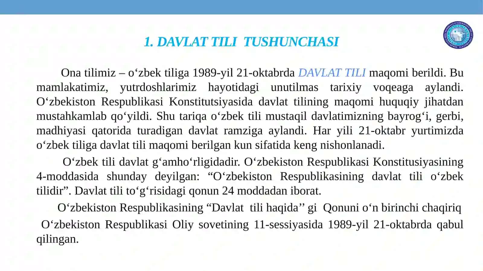 DAVLAT TILI TUSHUNCHASI 2