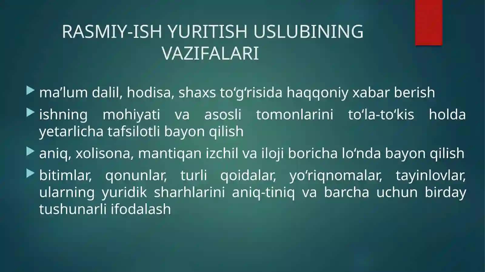 Rasmiy Ish Yuritish Uslubi 2