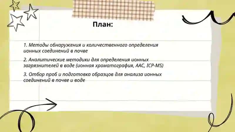 Тупроқ ва сувнинг ифлосланишида ион боғланишли бирикмаларни аниқлаб, улардан тозалаш усулини ишлаб чиқариш 2