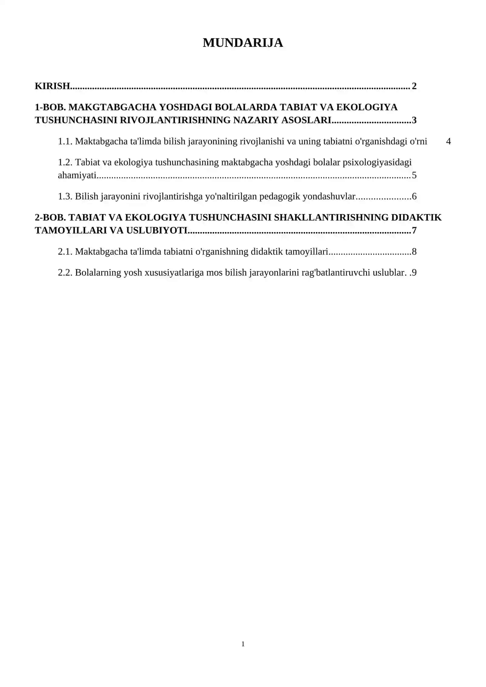 Maktabgacha ta'lim  Dual ta'lim yo'nalishi  1- kurs talabasi Axmadaliyeva Gulnozaning Maktabgacha yoshdagi bolalar talim tarbiyasida BILISh jarayonining rivojlanishi fanidan 2
