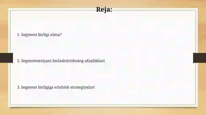 Segment birlik 2