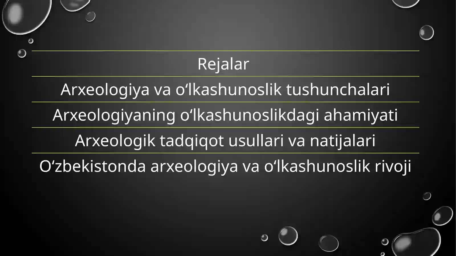 O'lkashunoslikda arxeologiyaning tutgan o'rni 2