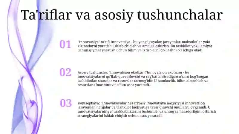 Innovatsion Iqtisodiyot Fanining Nazariy Asoslari 2
