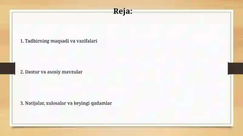 Ilmiy tadbir 2