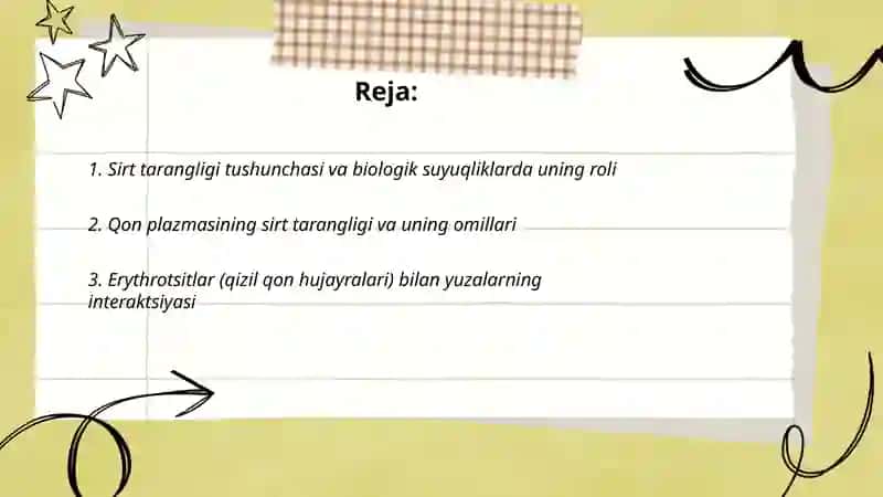Sirt tarangligi biologiyasi 2