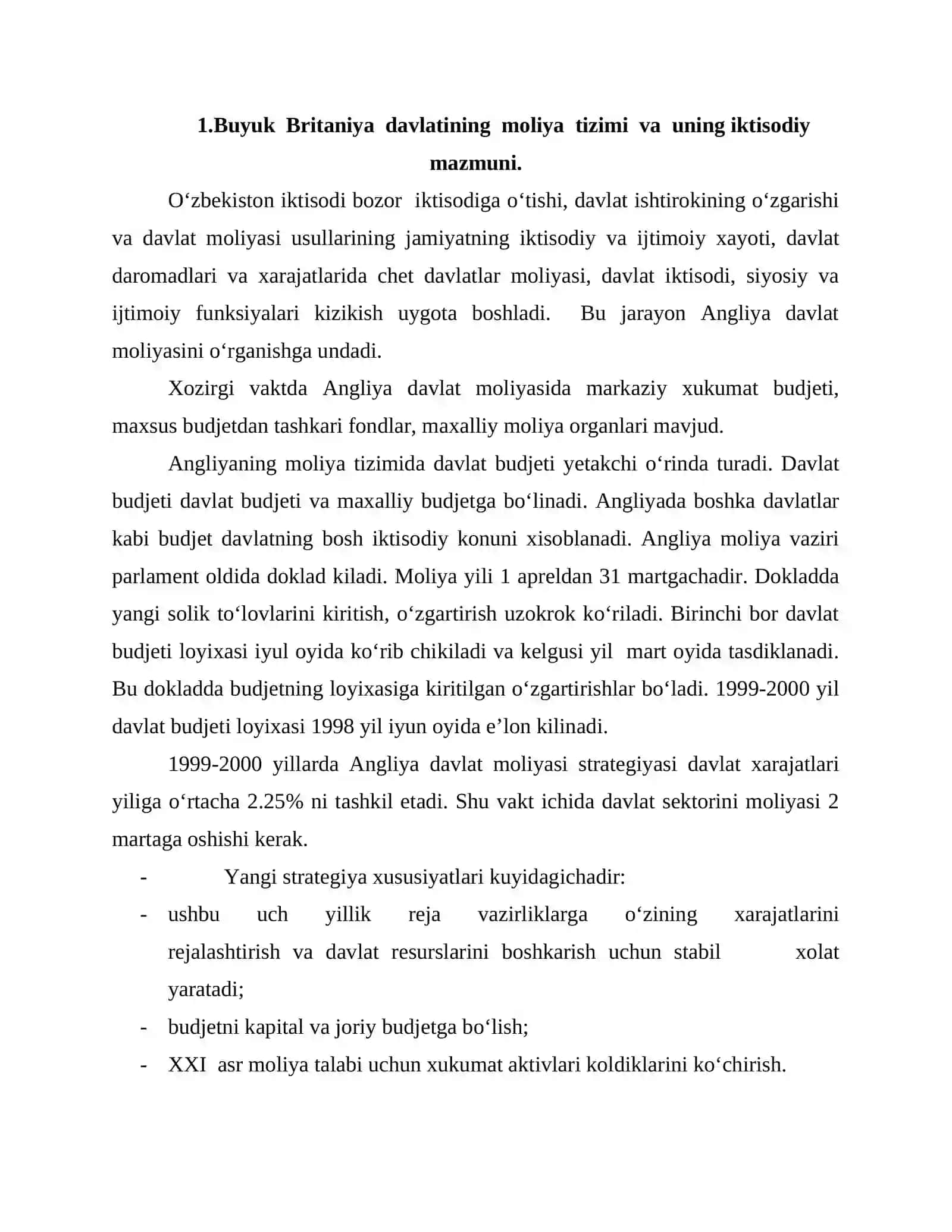 Buyuk Britaniya davlatining moliya tizimi 2