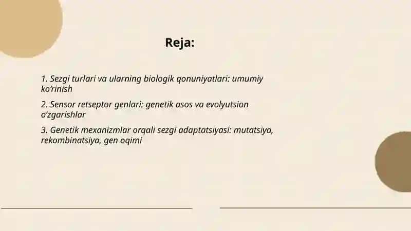 Sezgi turlari va uning qonuniyatlari mavzu 2