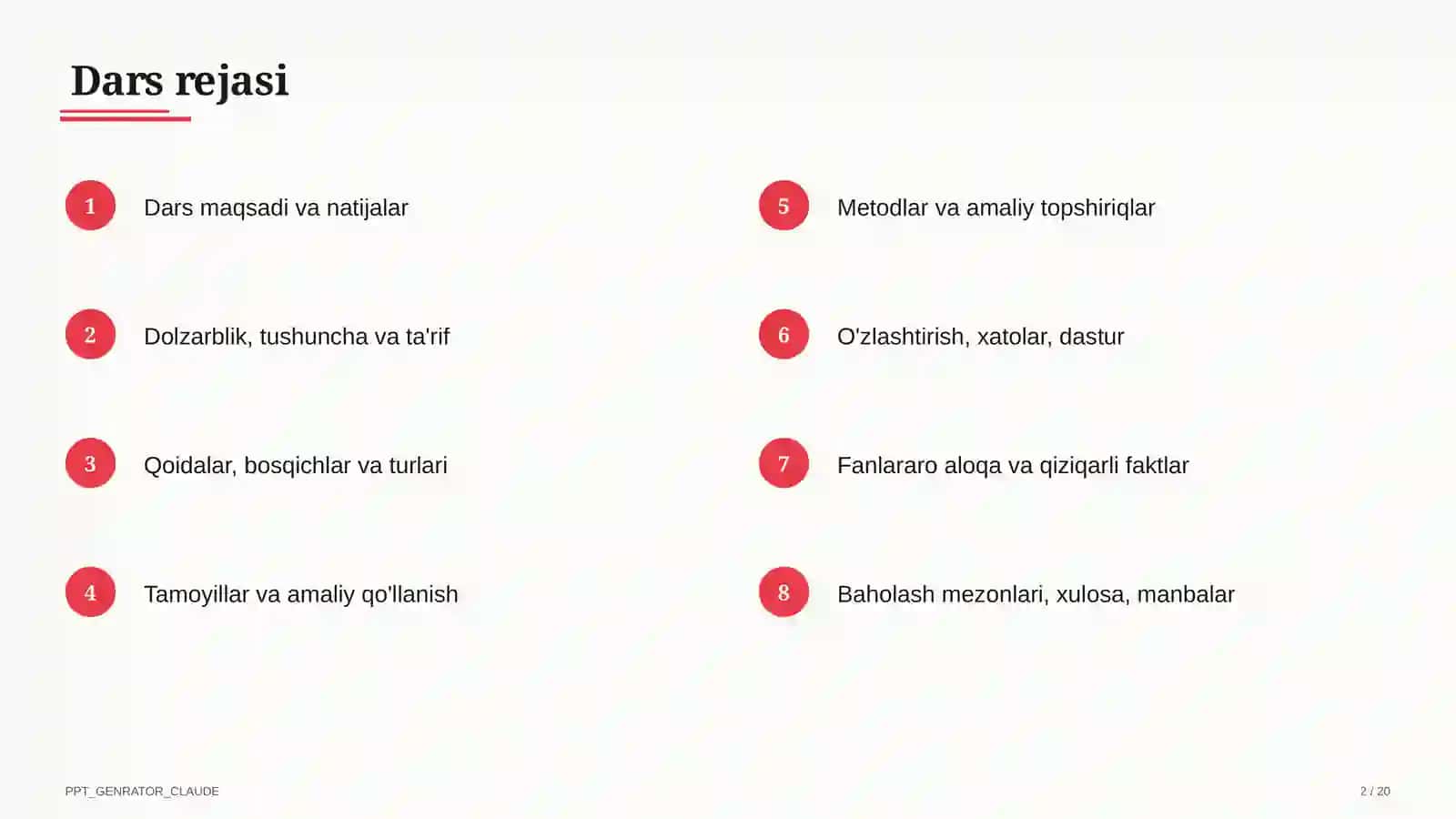Pul va pul birliklari: so'm (2-sinf) 2
